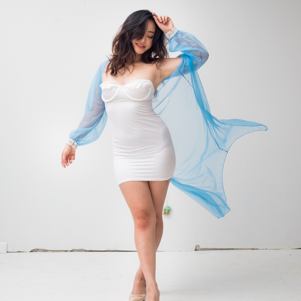 Vintage Chiffon Kimono